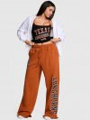 Campus Fleece™ Блестящие (Bling) Свободные (Wide-Leg) Спортивные штаны (Sweatpants)