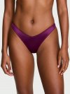 Гладкие трусики-стринги (Thong Panty) с ремешками на спине и высоким вырезом ног