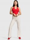 All-Day Cotton™ — лосины-клёш с отгибным поясом