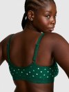 Хлопковый бралетт (Bralette) без подкладки с кружевной отделкой и округлым вырезом
