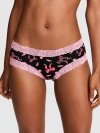 PINK Wink™ Хлопковые трусики-бразильянки с кружевной отделкой