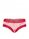 PINK Wink™ Хлопковые трусики-бразильянки с кружевной отделкой