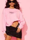 VSFS '26 Иконичная флисовая (Fleece) укороченная (Crop) толстовка (Sweatshirt) с круглым вырезом (Crewneck)