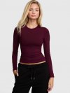 PINK Base Stretch™ Футболка с длинным рукавом (Long-Sleeve Tee)