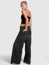 Front-Tie Wide-Leg Pants