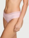 No-Show Mesh-Trim Mid-Rise Bikini Panty