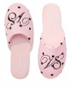 Тапочки (Slippers) Signature из атласа с закрытым мыском
