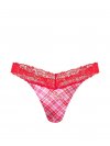 Хлопковые тонги (Thong Panty) с кружевной отделкой (Lace-Trim)