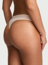 Сияющие трусики-стринги из хлопка с логотипом (Shine Logo Cotton Thong Panty)