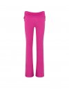Расклешённые брюки с отворачиваемым поясом из вафельного полотна (Waﬄe Knit Foldover Flare Pants)