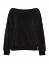 Винтажный велюровый свитшот (sweatshirt) с открытыми плечами