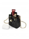 Diamanté Cinched Micro Crossbody Bag