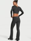 Хлопковые леггинсы (Cotton Foldover Flare Legging) с отворачивающимся поясом и расширением книзу