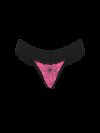 PINK Wink™ хлопковые стринги с кружевной отделкой