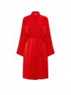 Фирменный (Signature) сатиновый миди-халат (Robe)