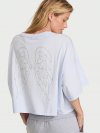 Футболка (Crop Tee) из 100% хлопка свободного кроя (Oversized), укороченная (Crop)
