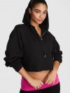 Укороченная толстовка с капюшоном Кампус-флис™ (Campus Fleece™) с молнией на 1/2 длины