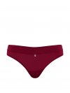 Logo Cotton Bow Charm Thong Panty
