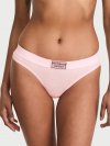 Logo Cotton Shine Patch Thong Panty