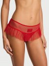 Dot Mesh Skirted Hipster Thong Panty