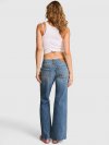 Denim by PINK джинсы свободного кроя с низкой посадкой и расклешенными штанинами