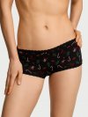 Хлопковые трусики-боксеры (Boyshort Panty) с кружевной отделкой (Lace-Trim)