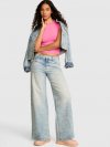 Denim by PINK Baggy Wide-Leg Jeans