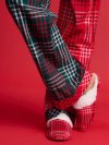CozyFlannel™ Faux Fur Closed-Toe Slippers