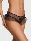 Dot Mesh Skirted Hipster Thong Panty