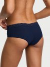 Cotton Pointelle Lace-Trim Cheeky Panty