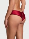 Satin Lace-Up Peekaboo Cheeky Panty