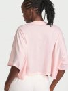 Футболка (Crop Tee) из 100% хлопка свободного кроя (Oversized), укороченная (Crop)