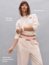 CozyFlannel™ Комплект из длинной футболки-пижамы и резинки для волос