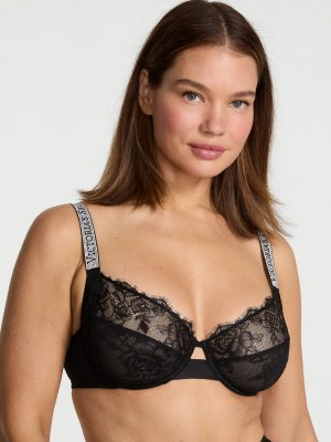 Бюстгальтер Fabulous от Victoria's Secret без подкладки из кружева Rose Lace с полной чашкой