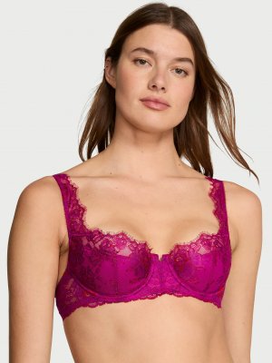 Бра-балконет (Balconette Bra) с эффектом подъёма (Uplift), кружево Rose Lace