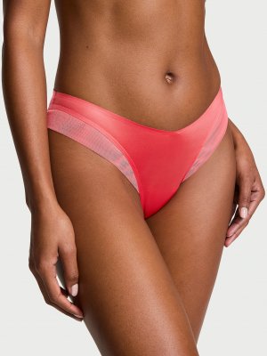 Трусики чики (Cheeky Panty) с сетчатой отделкой (Mesh-Trim) и ремешками на спине из линейки Sheer Reveal