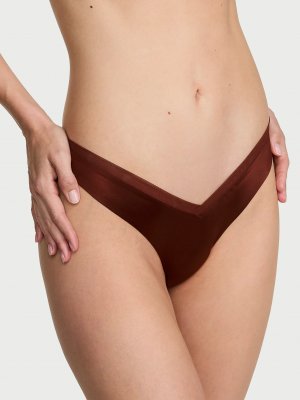Sheer Reveal — стринги (Thong Panty) с тюлевой отделкой (Mesh-Trim) и ремешками на спине (Strappy-Back)