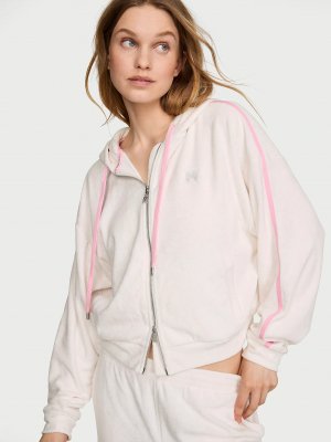 Худи (Hoodie) из микро-махры (Micro Terry) на молнии во всю длину (Full-Zip)