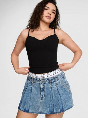 Мягкий корсетный майка-топ (Tank Top) из рубчатого трикотажа на весь день