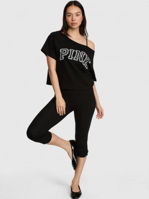 Campus Cotton™ Футболка с открытыми плечами свободного кроя
