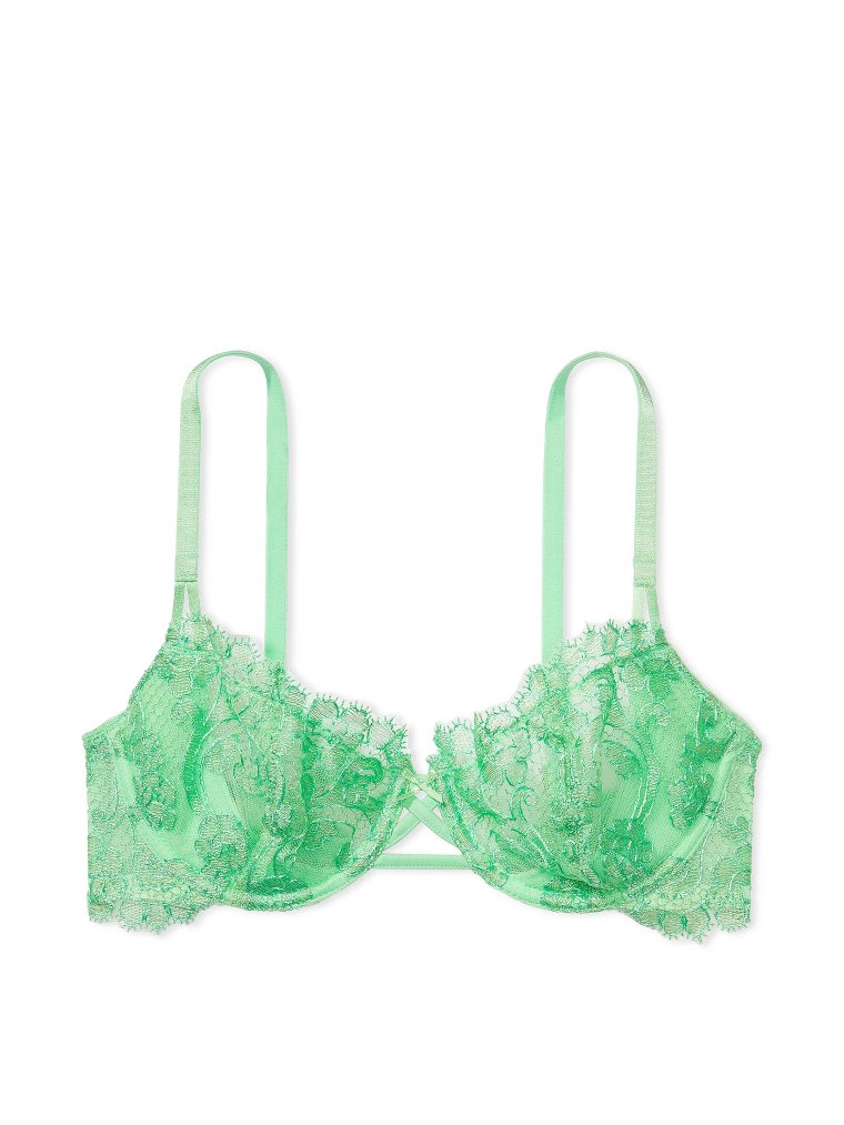 Wicked бюстгальтер-балконет (Balconette Bra) с цветочной вышивкой (Floral Embroidery) в стиле бохо (Boho), без подкладки