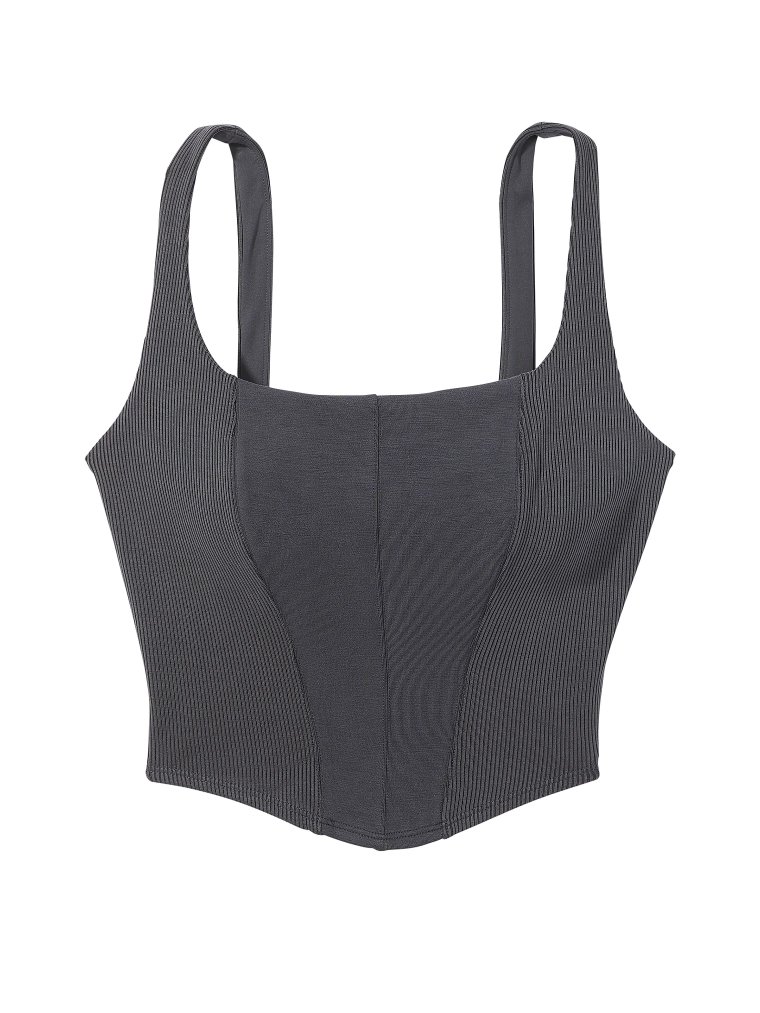 Featherweight Knit Corset Tank Top