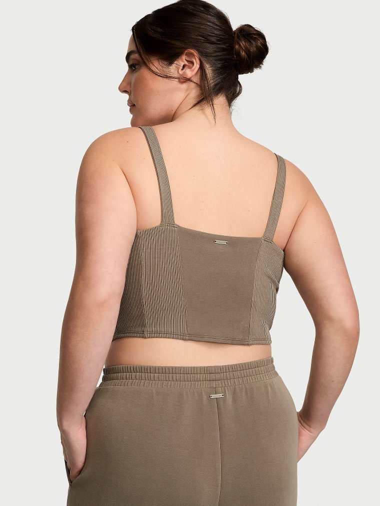 Featherweight Knit Corset Tank Top