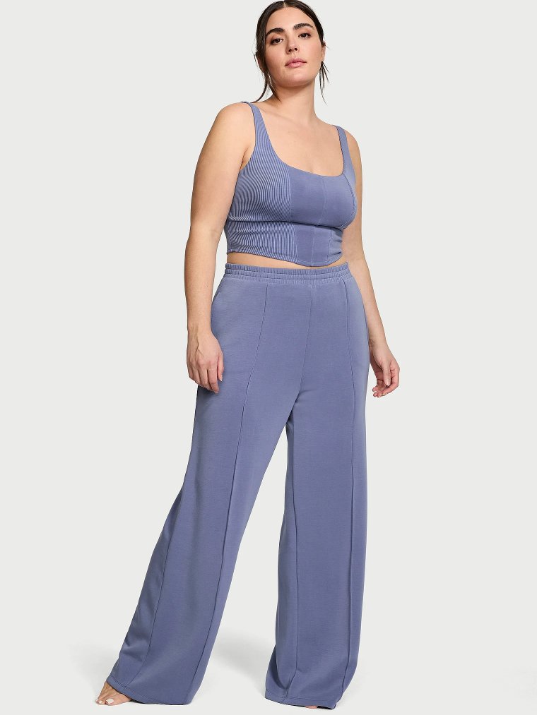 Топ-майка корсетная из ткани Featherweight Knit