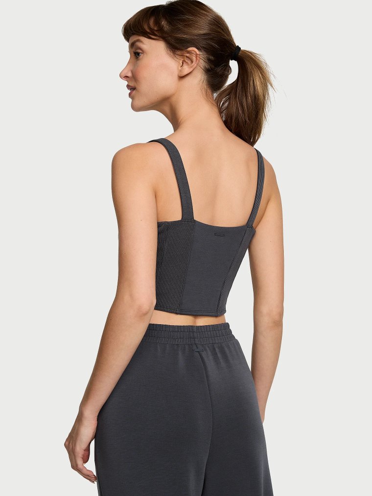Featherweight Knit Corset Tank Top