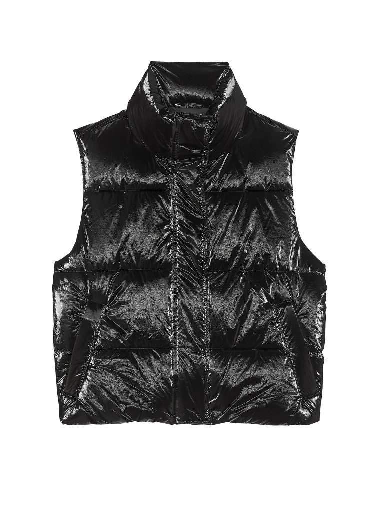 Зефирный утеплённый жилет с высоким блеском (High Shine Marshmallow Puffer Vest) от PINK