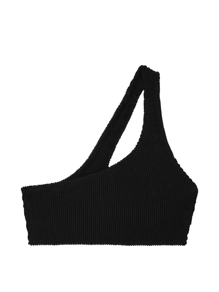 Купальник-бикини из крепированной (Crinkle) ткани на одно плечо (One-Shoulder)