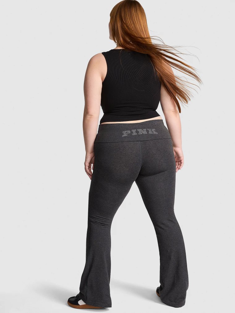 All-Day Cotton™ Лосины с отворотом (Foldover) и расклешёнными штанинами (Flare)