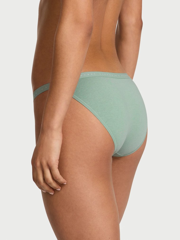 Стрейчевое хлопковое трусики-стринги бикини (Stretch Cotton String Bikini Panty)
