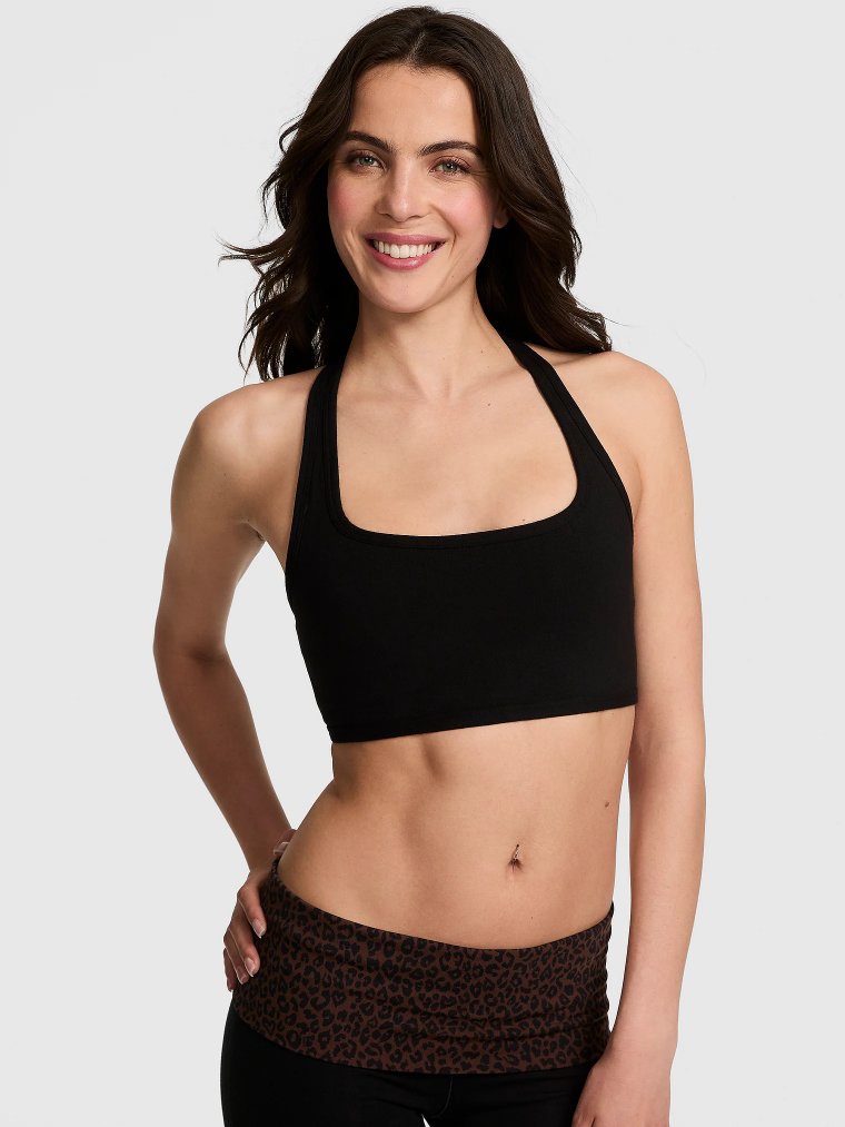 Спортивный лиф на весь день из хлопка (Cotton™) с завязкой за шеей